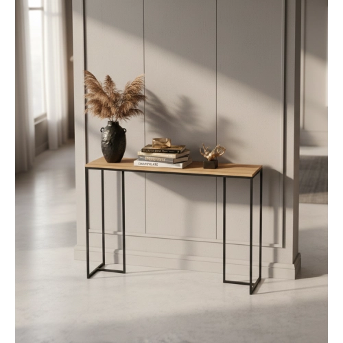 KONSOLA - REGAŁA Z DREWNA LITEGO DĄB OLCHA JESION SKD-384